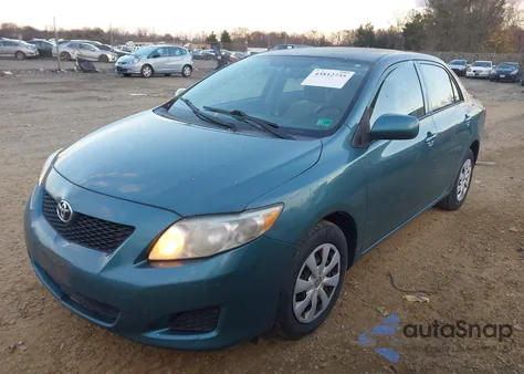2009 Toyota Corolla Le из США, поврежденный, VIN 2T1BU40EX9C125350